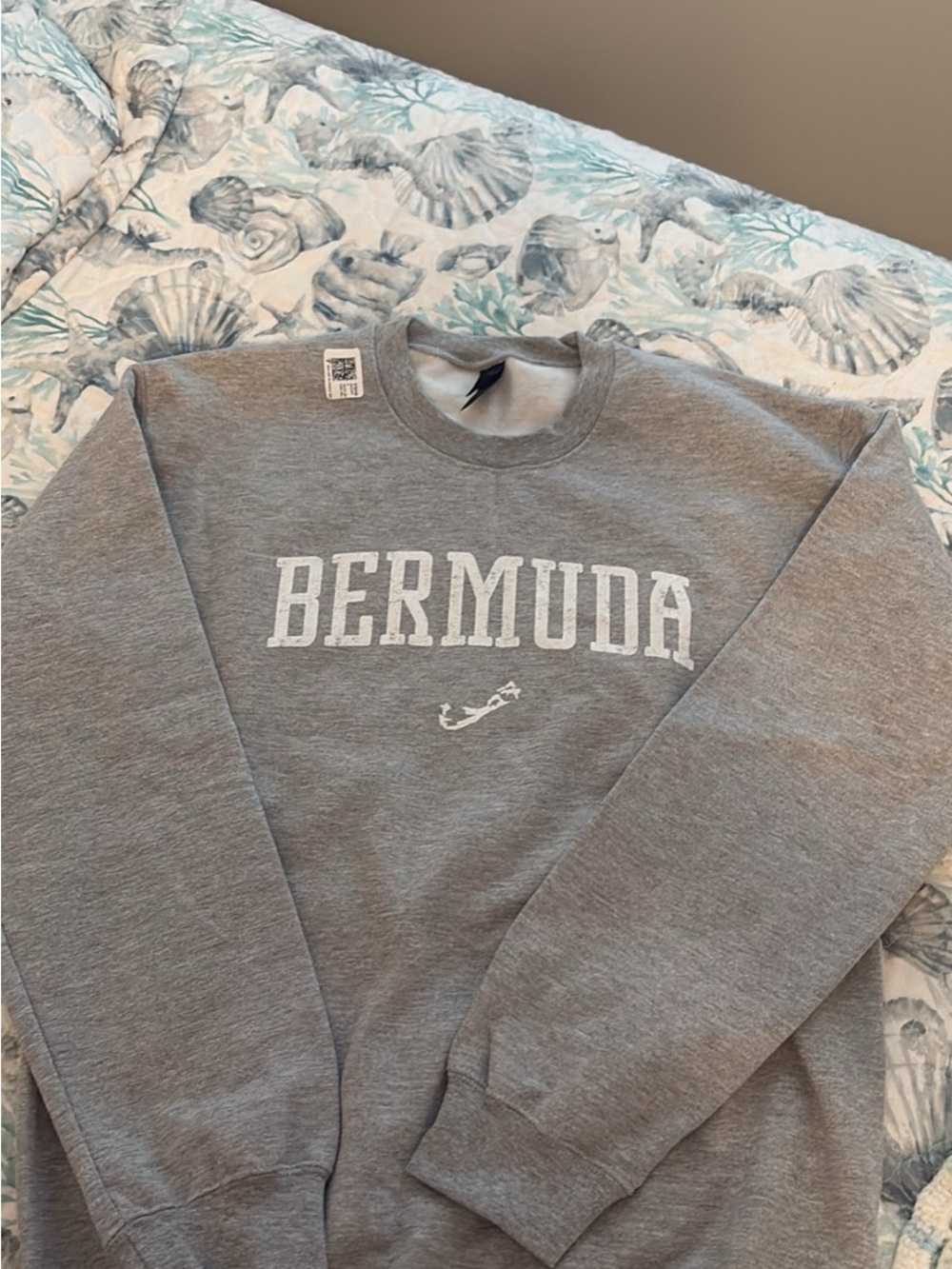 Wildfox Gray 'BERMUDA' Crewneck Sweatshirt (unisex)